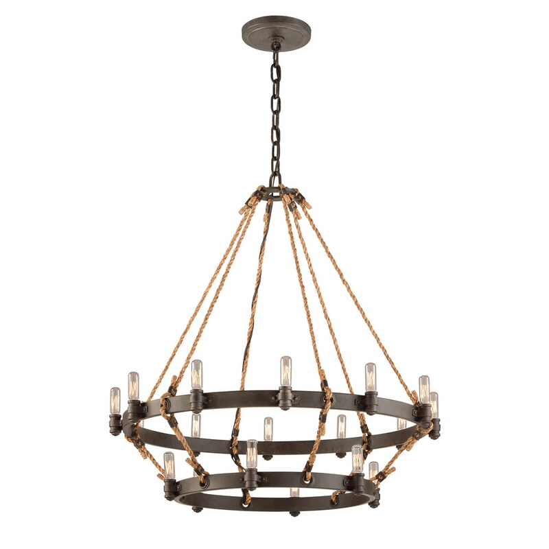 Troy Pike Place Chandelier F3128