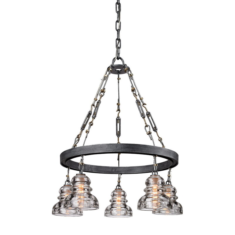 Troy Menlo Park Chandelier F3135