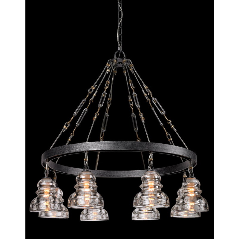 Troy Menlo Park Chandelier F3136