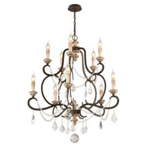 Troy Bordeaux Chandelier F3516