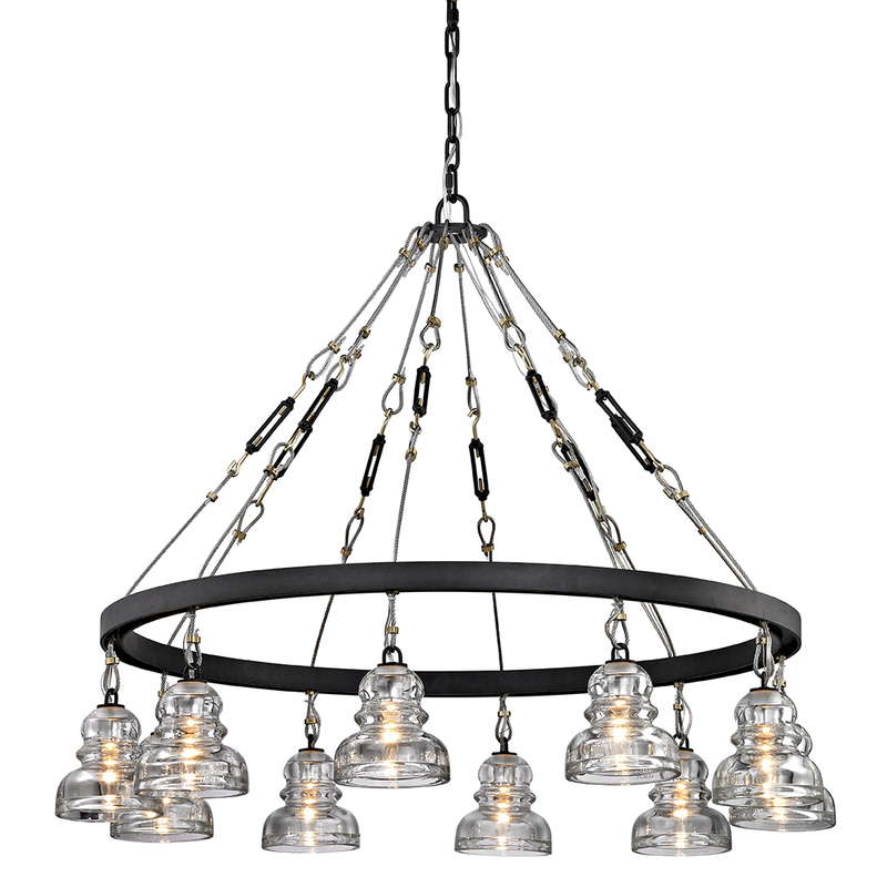 Troy Menlo Park Chandelier F6057