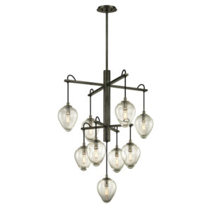 Troy Brixton Chandelier F6207 GRA BCR
