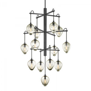 Troy Brixton Chandelier F6208 GRA BCR