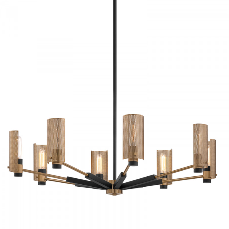 Troy Pilsen Chandelier F6878 SFB PBR
