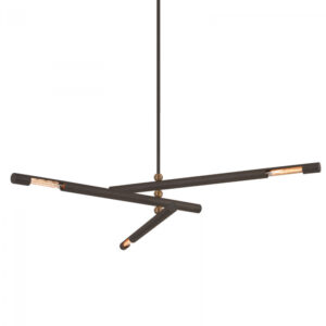 Troy Hendrix Chandelier F6886 BRZ PBR