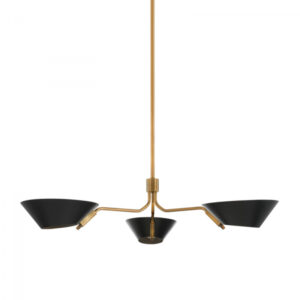 Troy Sacramento Chandelier F8143 PBR SBK