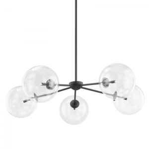 Troy Madrid Chandelier F8205 SBK