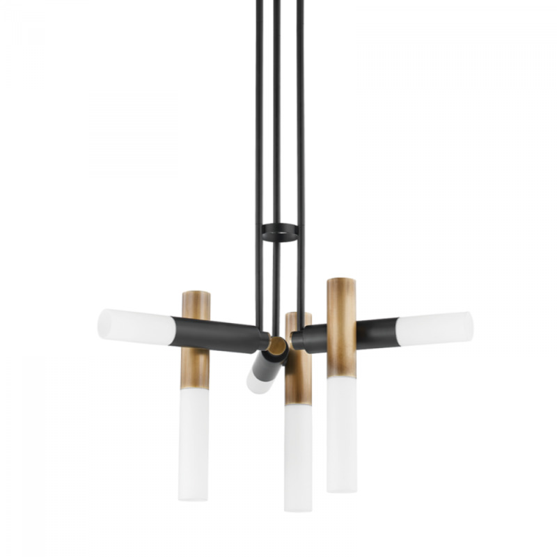Troy Koa Chandelier F8634 PBR SBK
