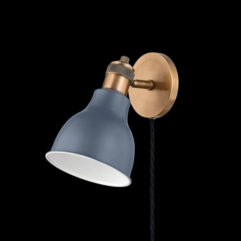 Troy MAKIN Plug in Sconce PTL1210 PBR SBL