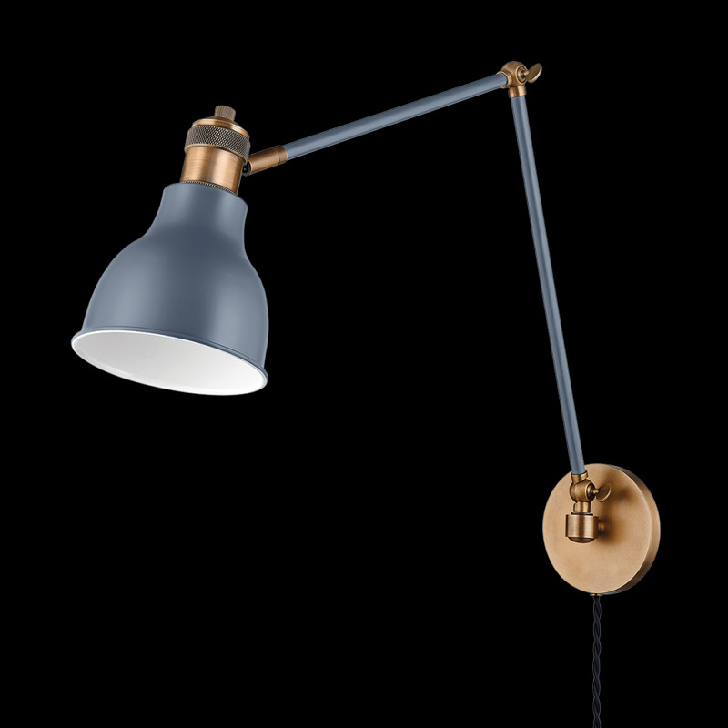 Troy MAKIN Plug in Sconce PTL1219 PBR SBL