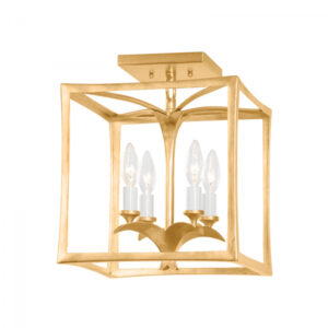 Corbett 4 LIGHT FLUSH MOUNT 435 12 VGL GL
