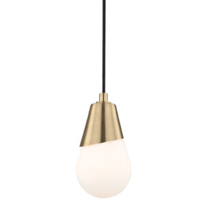 Mitzi by Hudson Valley Lighting Cora Pendant H101701 AGB
