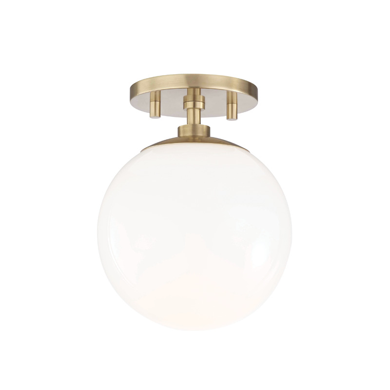 Mitzi by Hudson Valley Lighting Stella Semi Flush H105601 AGB