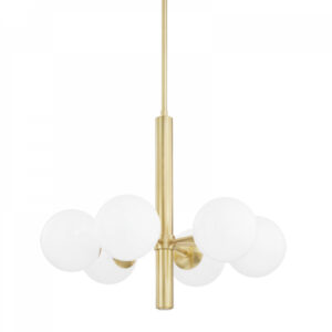 Mitzi by Hudson Valley Lighting Stella Chandelier H105806 AGB