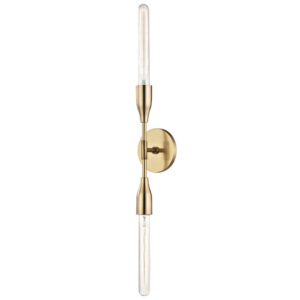 Mitzi by Hudson Valley Lighting Tara Wall Sconce H116102 AGB