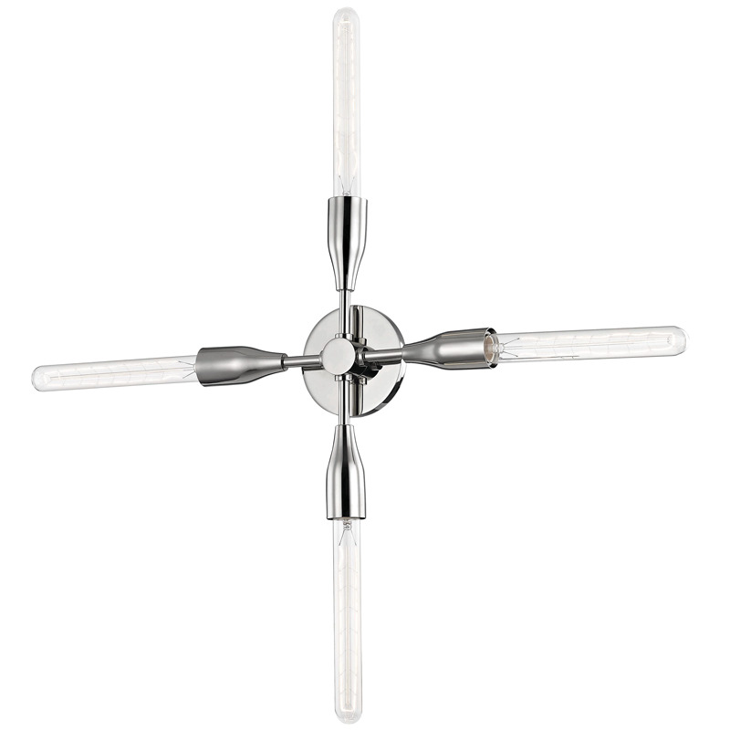 Mitzi by Hudson Valley Lighting Tara Semi Flush H116104 PN