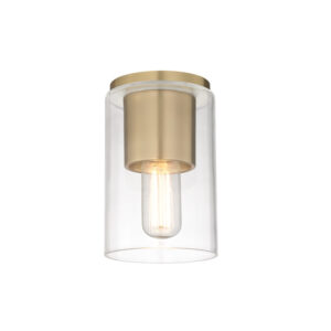 Mitzi by Hudson Valley Lighting Lula Flush Mount H135501 AGB