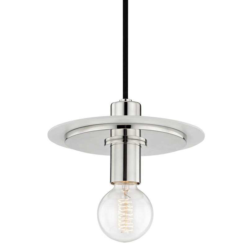 Mitzi by Hudson Valley Lighting Milo Pendant H137701S PN WH