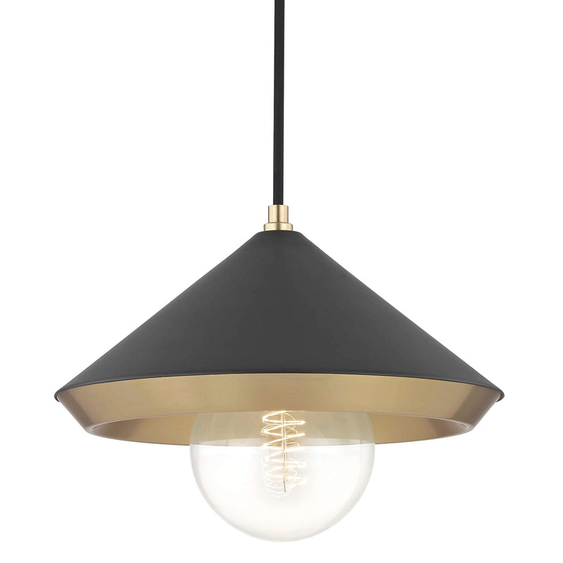 Mitzi by Hudson Valley Lighting Marnie Pendant H139701L AGB BK