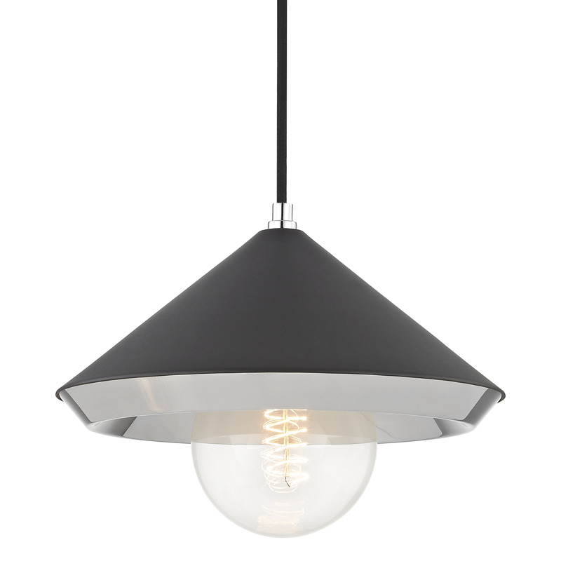 Mitzi by Hudson Valley Lighting Marnie Pendant H139701L PN BK