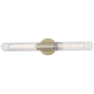 Mitzi by Hudson Valley Lighting Cecily Wall Sconce H177102L AGB