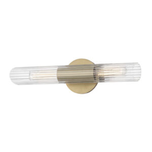Mitzi by Hudson Valley Lighting Cecily Wall Sconce H177102S AGB