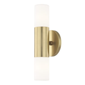 Mitzi by Hudson Valley Lighting Lola Wall Sconce H196102 AGB