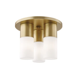 Mitzi by Hudson Valley Lighting Lola Flush Mount H196503 AGB