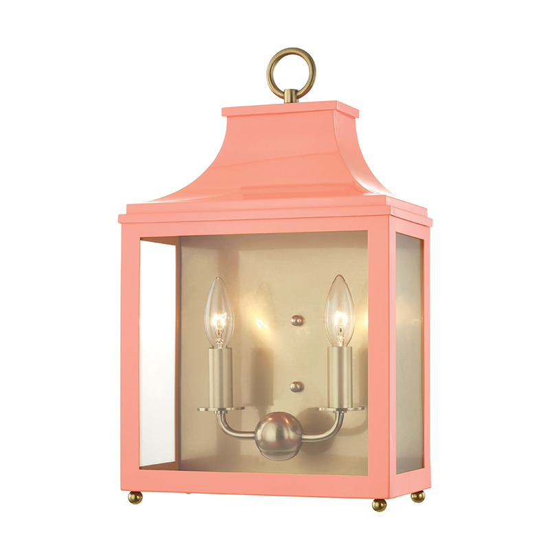 Mitzi by Hudson Valley Lighting Leigh Wall Sconce H259102 AGB PK