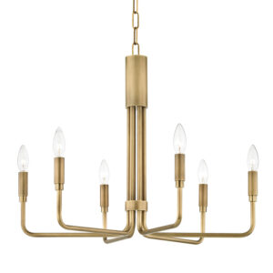 Mitzi by Hudson Valley Lighting Brigitte Chandelier H261806 AGB