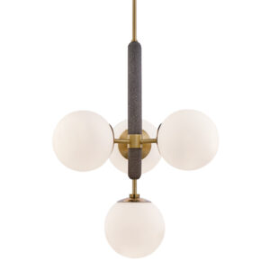 Mitzi by Hudson Valley Lighting Brielle Chandelier H289804 AGB