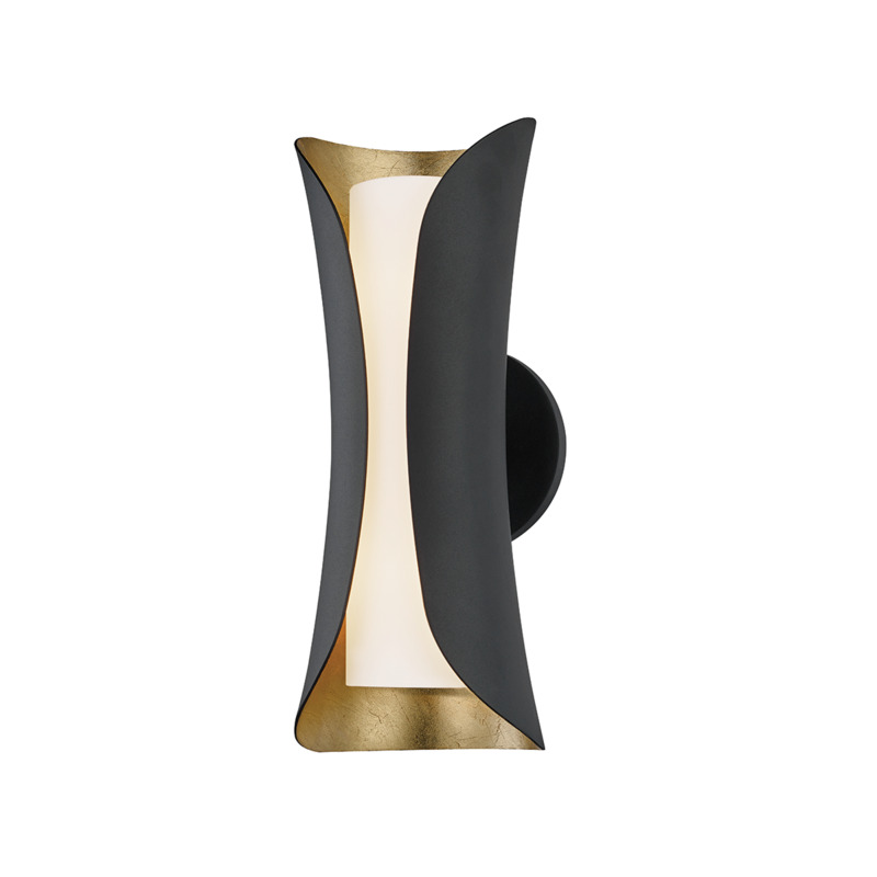 Mitzi by Hudson Valley Lighting Josie Wall Sconce H315102 GL BK