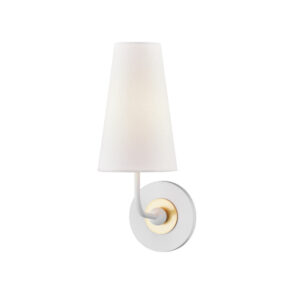 Mitzi by Hudson Valley Lighting Merri Wall Sconce H318101 AGB WH