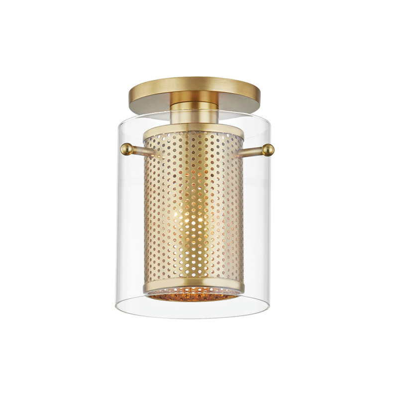 Mitzi by Hudson Valley Lighting Elanor Semi Flush H323601 AGB
