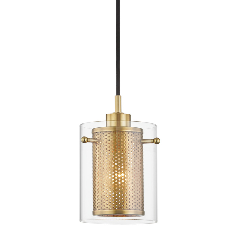 Mitzi by Hudson Valley Lighting Elanor Pendant H323701 AGB
