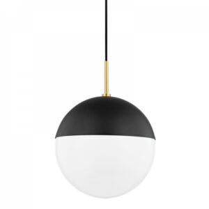 Mitzi by Hudson Valley Lighting Renee Pendant H344701L AGB BK