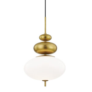 Mitzi by Hudson Valley Lighting Elsie Pendant H347701 AGB