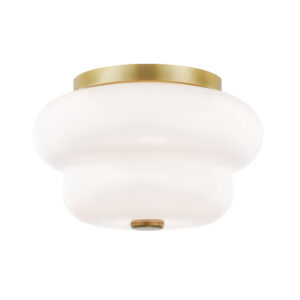 Mitzi by Hudson Valley Lighting Hazel Flush Mount H350502 AGB