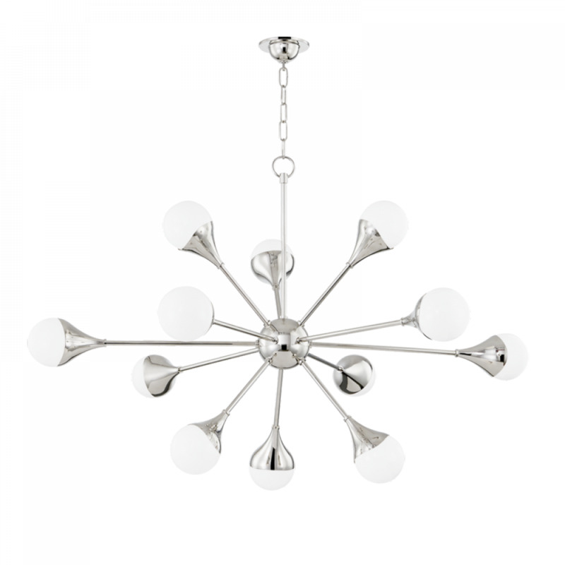 Mitzi by Hudson Valley Lighting Ariana Chandelier H375812 PN