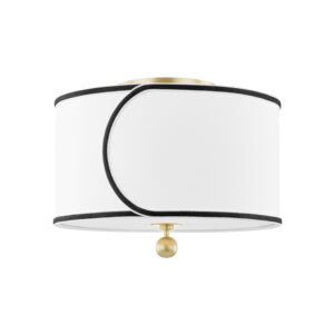 Mitzi by Hudson Valley Lighting Zara Semi Flush H381602 AGB
