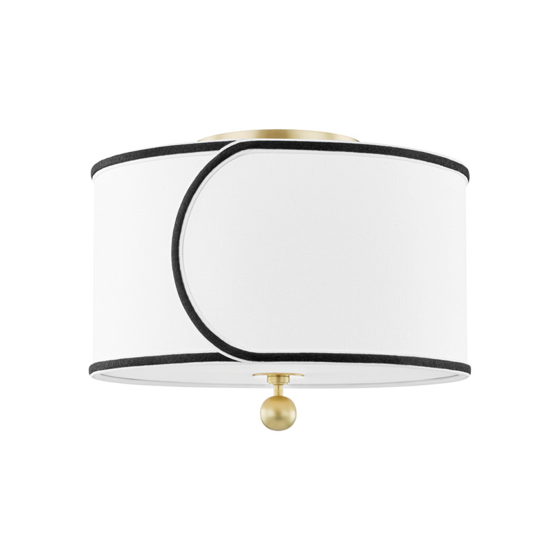 Mitzi by Hudson Valley Lighting Zara Semi Flush H381602 AGB