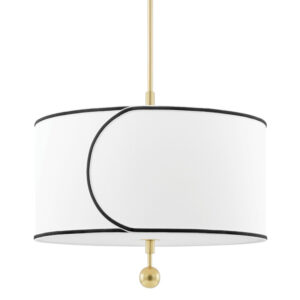 Mitzi by Hudson Valley Lighting Zara Chandelier H381701L AGB