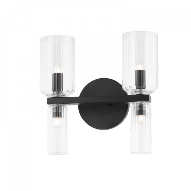 Mitzi by Hudson Valley Lighting Tabitha Bath and Vanity H384302 SBK