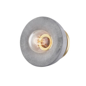 Mitzi by Hudson Valley Lighting Poppy Flush Mount H400501 AGB