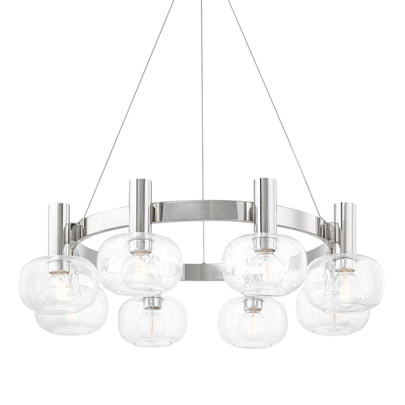 Mitzi by Hudson Valley Lighting Harlow Chandelier H403808 PN