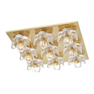 Mitzi by Hudson Valley Lighting Shea Flush Mount H410509 AGB