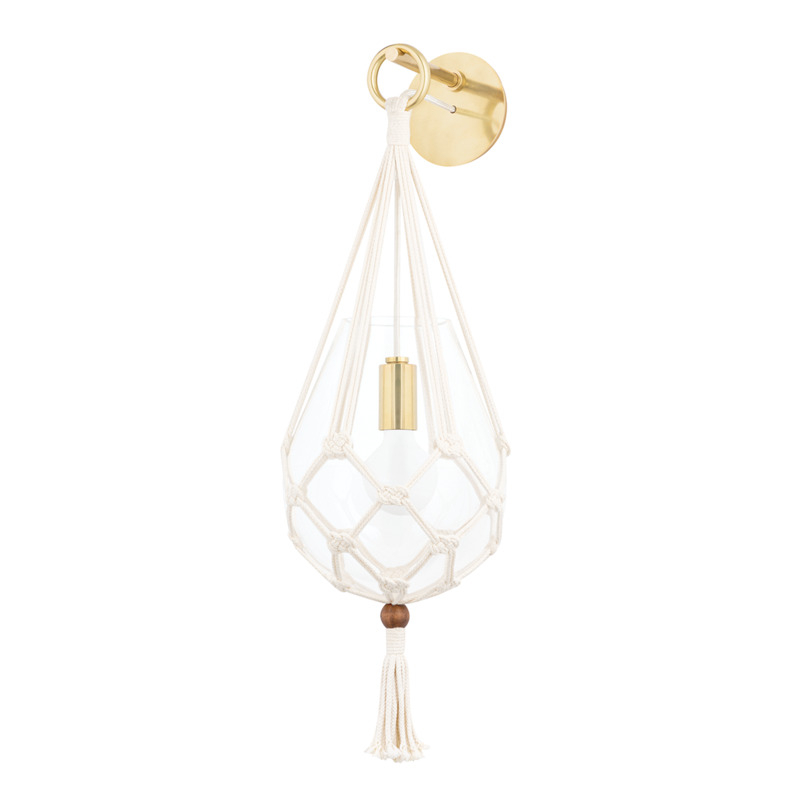 Mitzi by Hudson Valley Lighting Tessa Wall Sconce H411101 AGB
