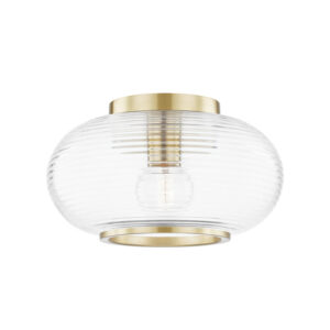 Mitzi by Hudson Valley Lighting Maggie Flush Mount H418501 AGB