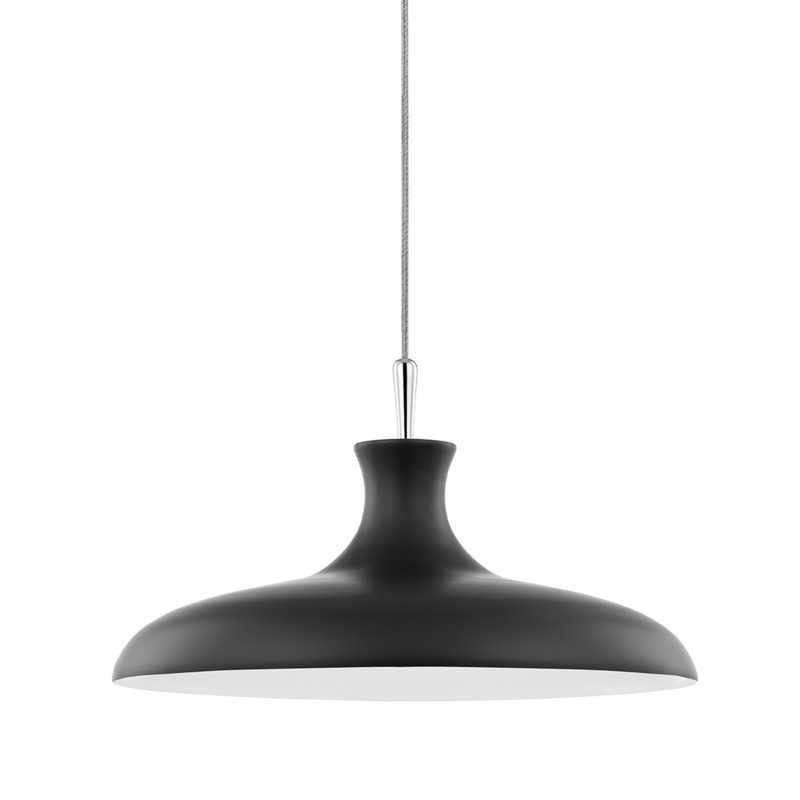 Mitzi by Hudson Valley Lighting Cassidy Pendant H421701L PN BK