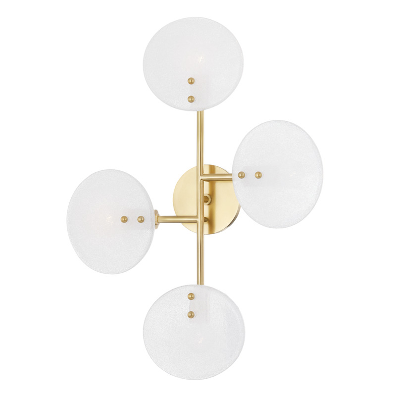 Mitzi by Hudson Valley Lighting Giselle Semi Flush H428604 AGB